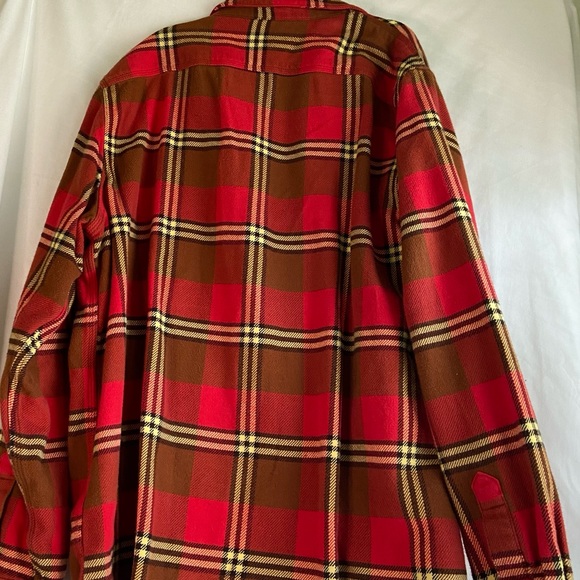 Land’s End Mens plaid shacket shirt  SZ  XL /T - Picture 3 of 8